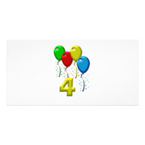 balloons 04 years photo cards by fotowino balloons 04 years photo cards