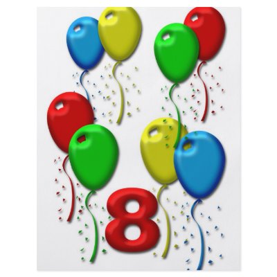 balloons 08 years full color flyer by fotowino