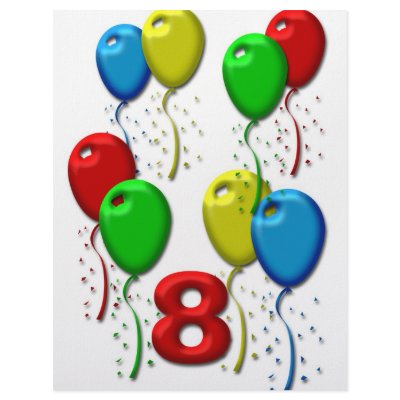 balloons 08 years letterhead design by fotowino