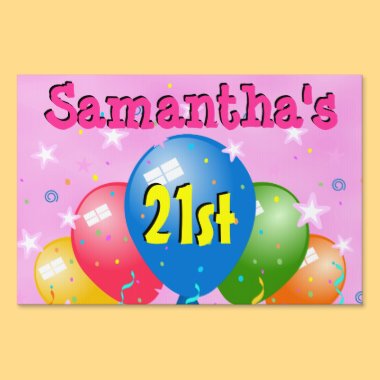 Unique Custom Printed Yard Signs