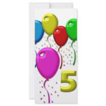 balloons 5 years rack cards by fotowino balloons 5 years rack cards