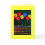 Balloons and Flowers Invitation Card