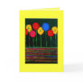 Balloons and Flowers Invitation Card