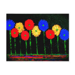 Balloons and Flowers Save The Date Postcard