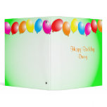 Balloons 3 Ring Binders
