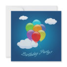  - Customizable birthday invitations: Sizes  Available colors: white