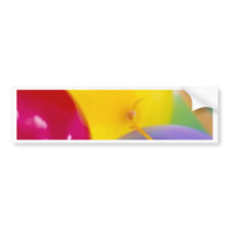 balloons bumper sticker
