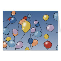 Balloons Greeting Card
