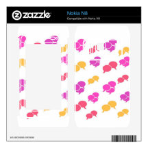 Balloons Decal For The Nokia N8