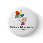 Balloons full of farts buttons