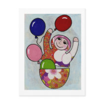 Balloons glorious balloons post card