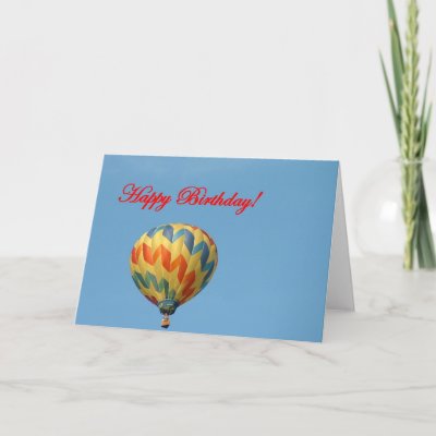 Balloons, Happy Birthday Card from Zazzle.com