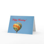 Balloons, Happy Birthday Card