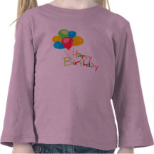 Balloons Happy Birthday Shirt