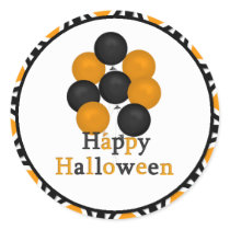 Balloons Happy Halloween Stickers by HolidayFun Balloons Happy Halloween Stickers