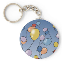 Balloons Key Chain