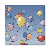 Balloons magnet