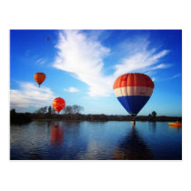 Balloons over Henley Lake postcards