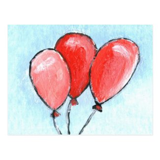 Balloons Post Cards