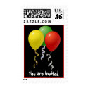 balloons postage stamp