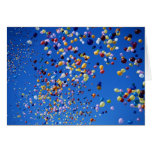 Balloons Rising - Birthday Card Card