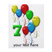 balloons seven years flyers by fotowino balloons seven years flyers