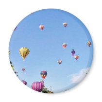 Balloons Sky Balloon Feastival Magnet