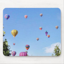 Balloons Sky Balloon Feastival Mouse Pad