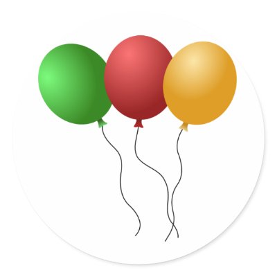 balloons sticker by cute4kids