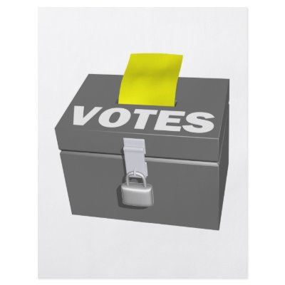 Ballot Box Full Color Flyer by PoliticalPitStop