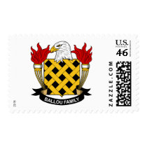 Ballou Family Crest stamps
