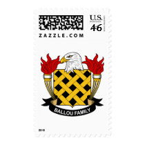 Ballou Family Crest stamps