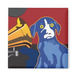 Ballou Music Hound Fridge Magnets