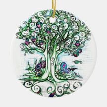 Ballpoint Tree Ornaments