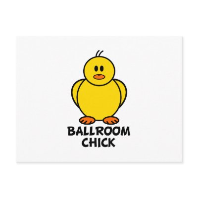 Ballroom Chick Post Cards by chicktshirts8