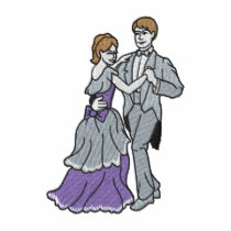 Ballroom Dancers embroidered shirts by ZazzleEmbroidery Ballroom Dancers embroidered shirts