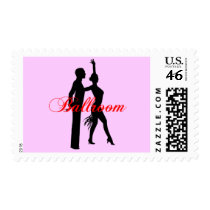 Ballroom Dancing 3 Postage Stamp