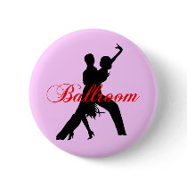 Ballroom dancing pinback buttons