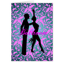 Ballroom Dancing Card