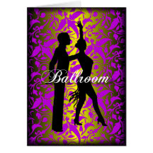 Ballroom Dancing Cards
