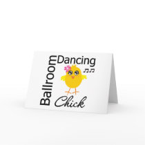 Ballroom Dancing Chick Greeting Card