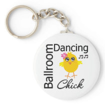 Ballroom Dancing Chick Keychains