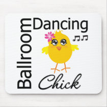 Ballroom Dancing Chick mousepads
