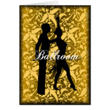 Ballroom Dancing Greeting Card