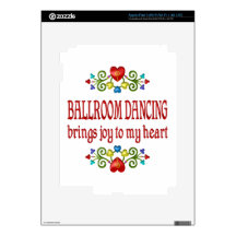 Ballroom Dancing Joy iPad 3 Decals