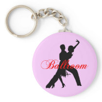 Ballroom dancing keychains