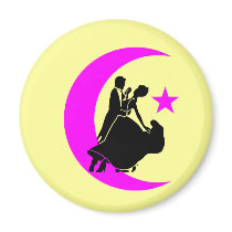 Ballroom Dancing Refrigerator Magnet