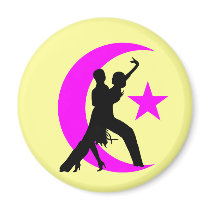 Ballroom Dancing Fridge Magnet