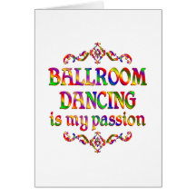 Ballroom Dancing Passion Greeting Card