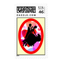 Ballroom dancing stamp